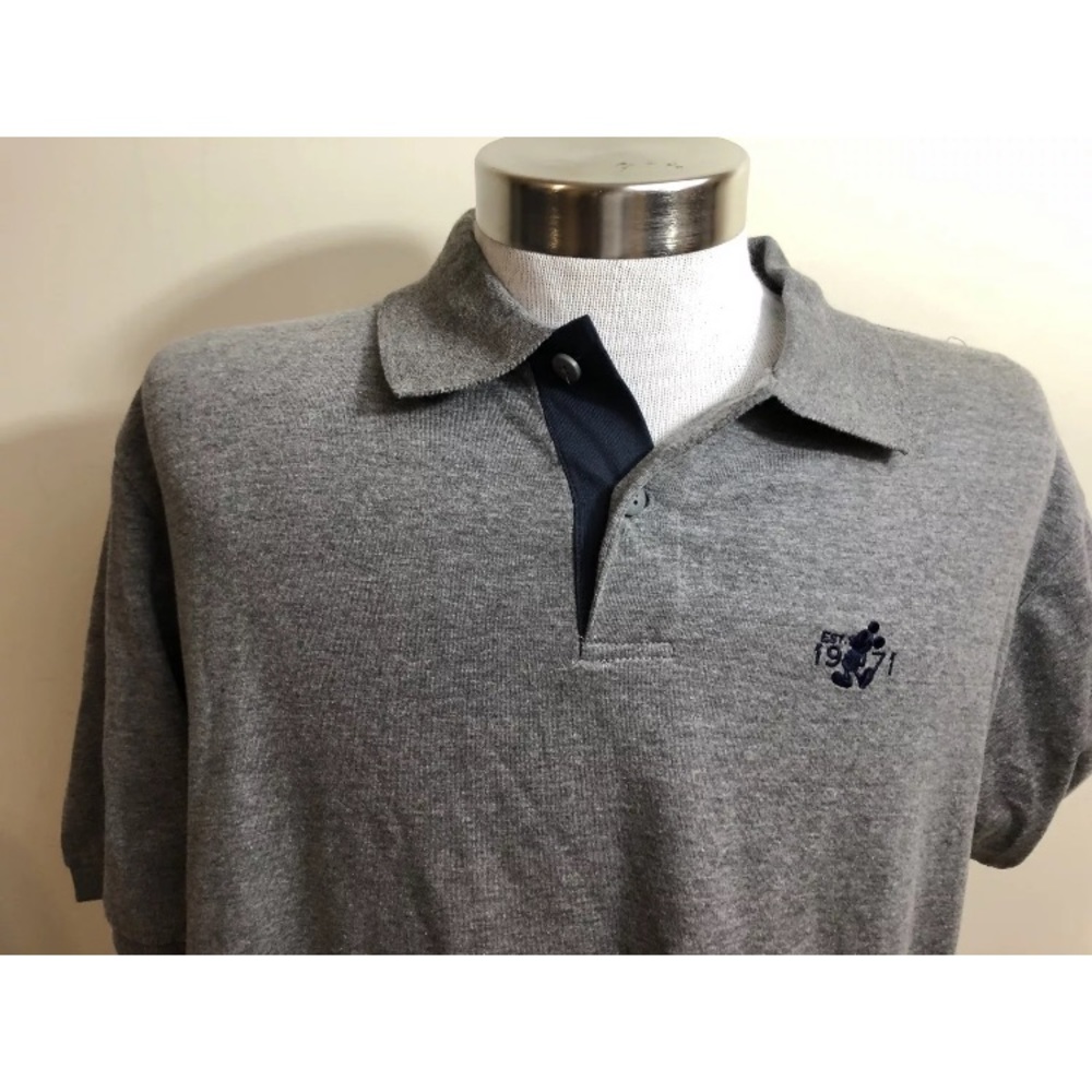 Walt Disney Parks Mickey Mouse Mens Polo Shirt - Picture 2 of 7